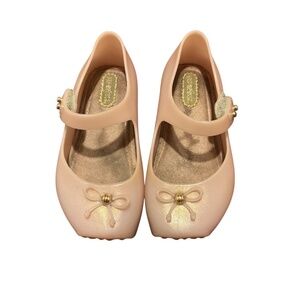 Mini Melissa Ballet Flat Mary Janes Pink Child Size 7